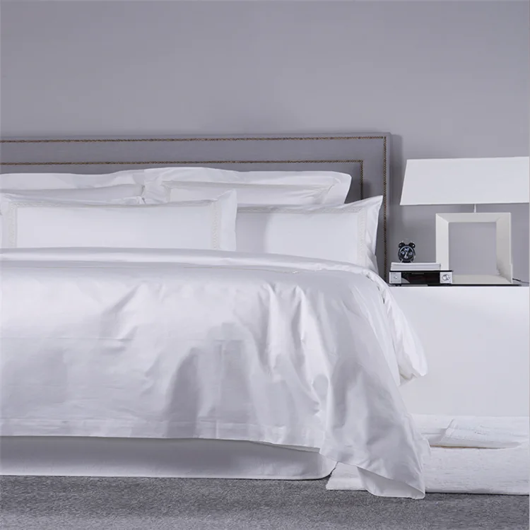 Bed Sheet Linen 2018 Hotel Style,Cotton Hotel Fitted Flat Sheet Bed,1