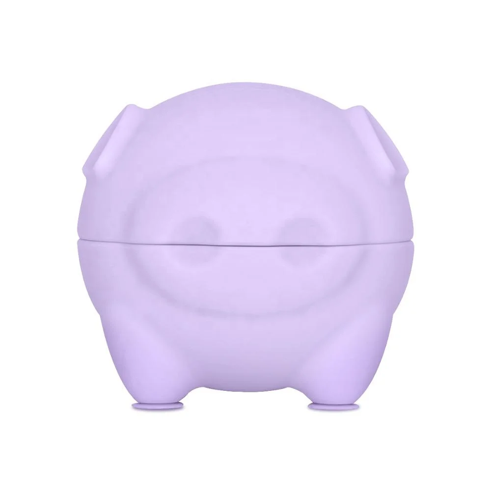 

2020 New Arrival 100 % Food Grade Non-slip Silicone Baby Suction Feeding Pig Bowl