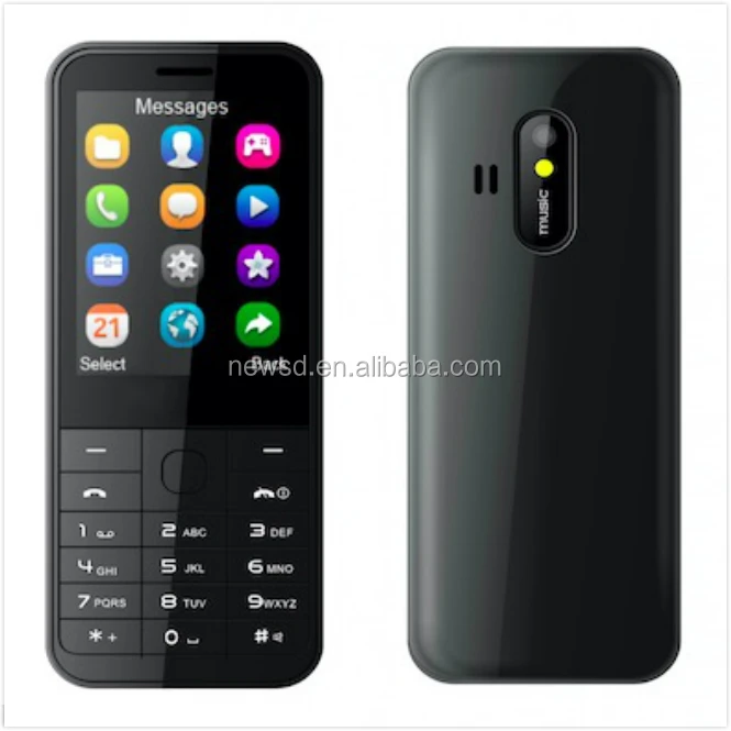Hot sale in south america unlocked blu cell phone 2.4 inch dual sim whatsapp facebook GSM blu mobile phone