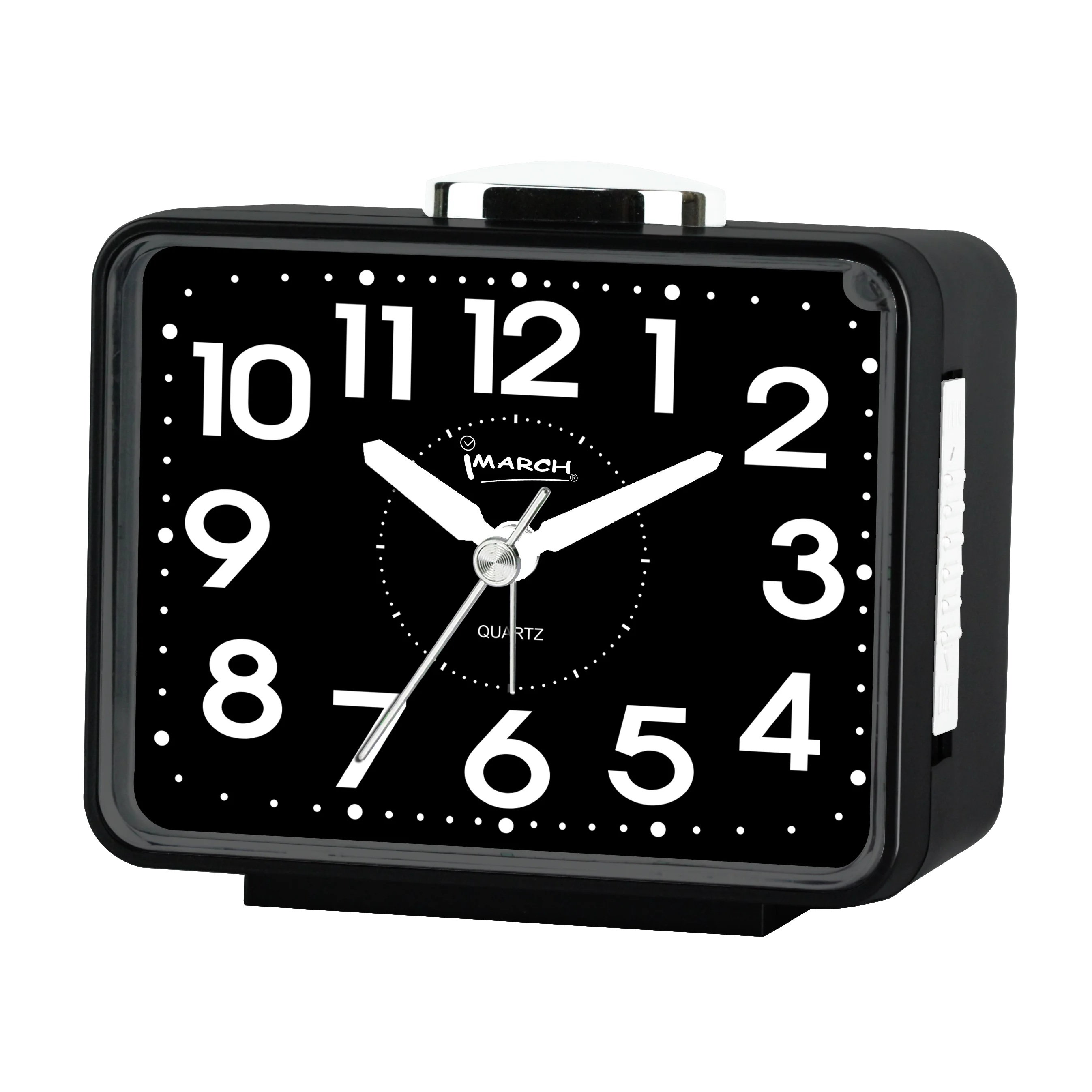 Bm11001 Super Luminous Glow In Dark Automic Light Up Square Bell Analog