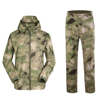 

ESDY Outdoor Military Combat Uniform Waterproof Softshell Army Tactical Jacket Sets
