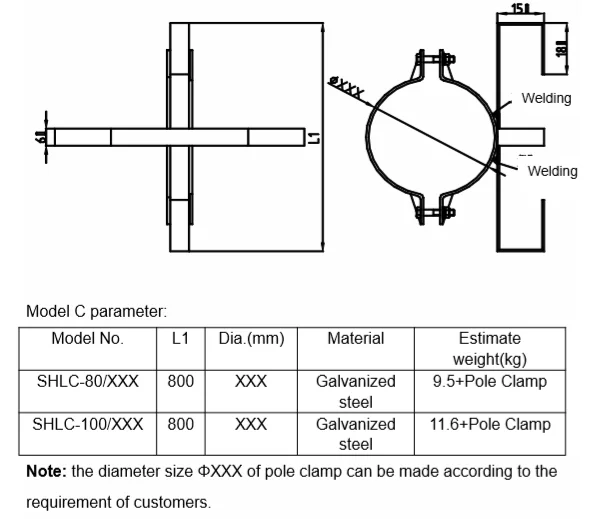 Electrical cable storage bracket fiber joint box on adss cable tension clamp