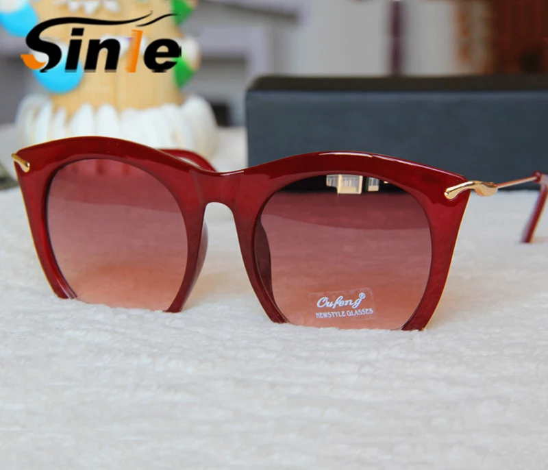 

2018 Unisex Mirror High Quality Handmade Sun Glasses high quality women sunglasses, Blue/black/red/pink/purple/leopard print/white/brown