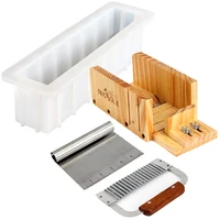 

Nicole Loaf Soap Cutter Tools Adjustable Portable Wooden Soap Cutter Box With Stainless Steel Blade Soap Cold Processing