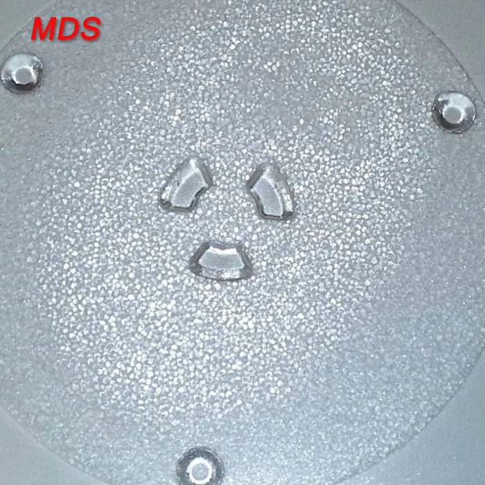 High pyrex 343mm glass tray plate for microwave dishes factory (2)
