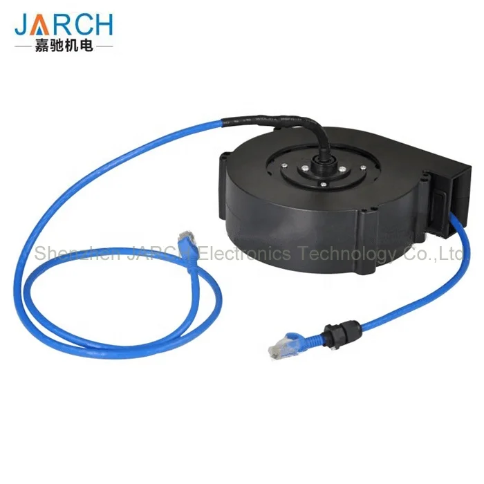 Ethernet Cables and Reels CAT5e, CAT6, CAT6a Retractable Data / Network Cable Reel