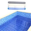 rigid swimming pool cover round 16mil azuro decks glass,retractable swimming pool plastic cover