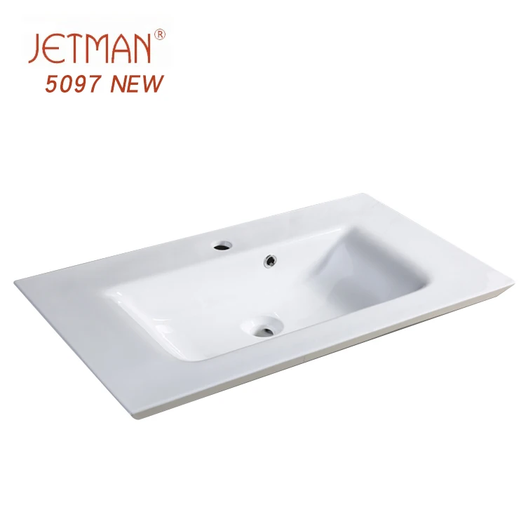 JM5097 530*475*160  Mid-edge kitchen countertop hand wash basin