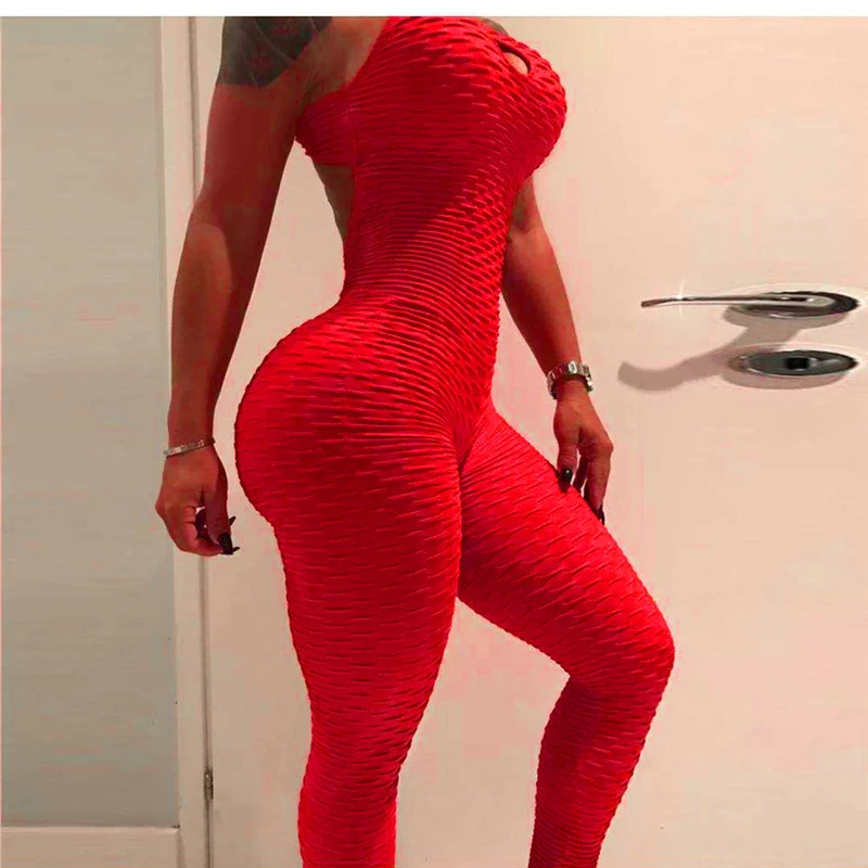 

Comfortable Solid Color Work Out Apparel Sexy Cross Back V-Neck Jumpsuits Top Selling Seamless Gym Wear, Customized colors