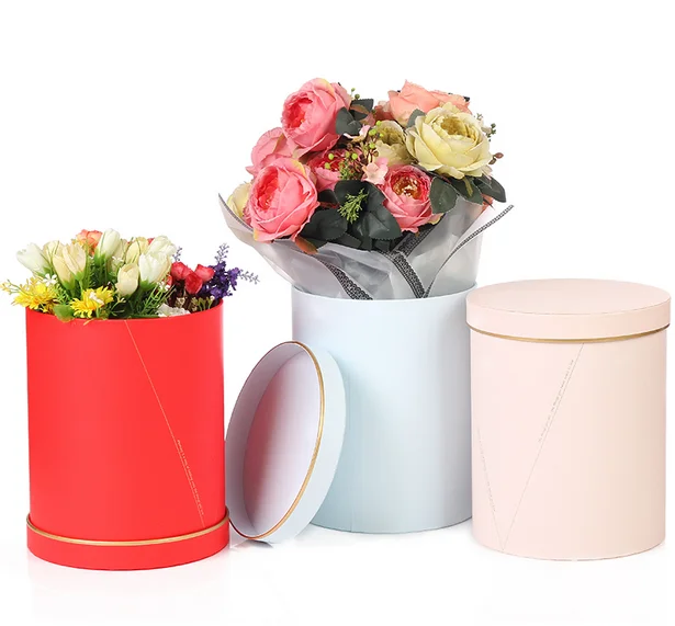 circular acrylic flower box