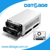 Datage 3.5 2-Bay RAID Storage USB3.0+eSATA+1394 RAID 1 And RAID 0 And JBOD