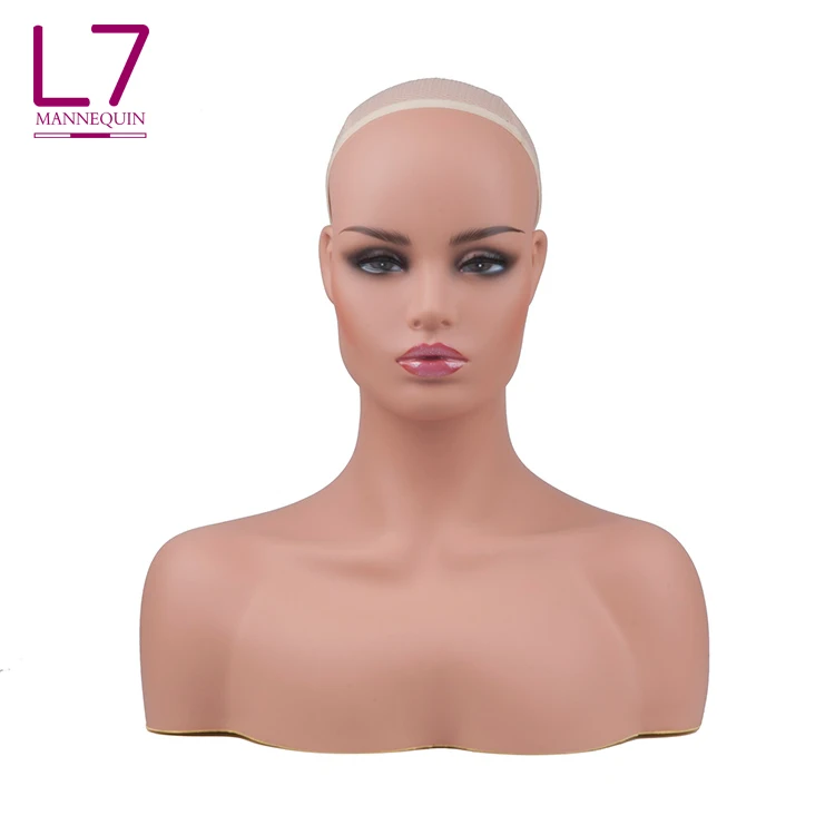 Hats European Glasses Scarves Female Mannequin Display Head Retail Stand Wigs