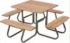 Woodlawn Collection Picnic Table And 4-Bench Set