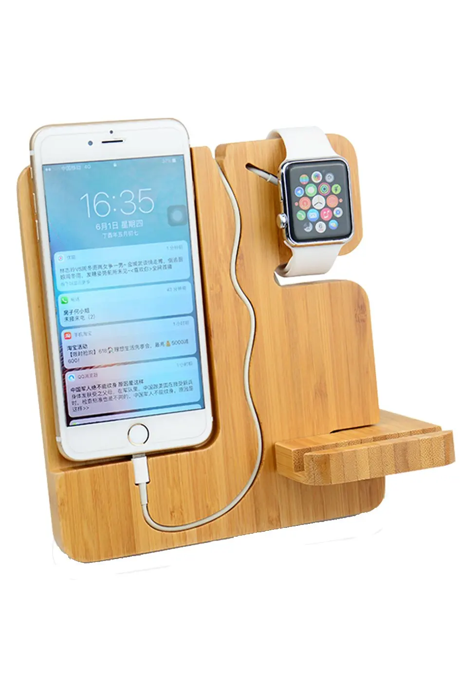 Подставка зарядка для iphone и Apple watch