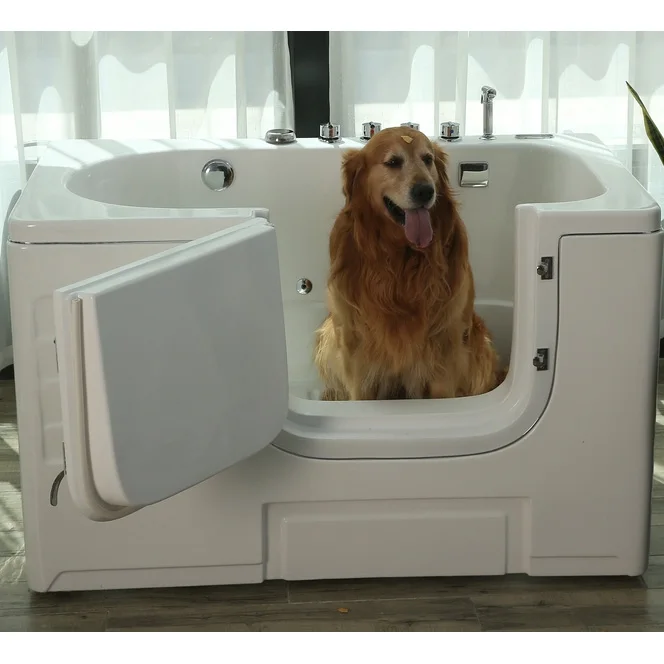 

Wholesale pet grooming products /dog spa bathtub /pet washing bath tub, White