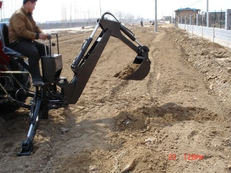 2018 新条件可挖掘反铲 (侧移反铲),拖拉机挖掘机, 拖拉机后部安装
