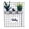 Grid Photo Wall Pulatree Wire Wall Mesh Display Panel Decorative Iron Rack Home Decor