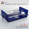 Acrylic frame round octagonal hole cup wine glass display stand spirits cup holder unique shot glasses