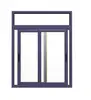 modern jalousie window double glazed aluminum sliding windows drawing with grid