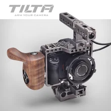 Tilta A7 Rig A7S A7S2 A7R A7R2 Rig Cage + Baseplate + Wooden Handle For SONY A7 series camera Film shooting /free shipping