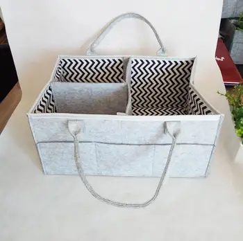 Baby Nursery Storage Bin Felt Diaper Caddy For Diapers And Baby Nursery Storage Bin Felt Diaper Caddy For Diapers And Wipes