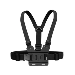Factory hot sale B section Action Harness Adjustable fixed Video Camera Accessories Elastic Shoulder Strap Go Pro chest mount