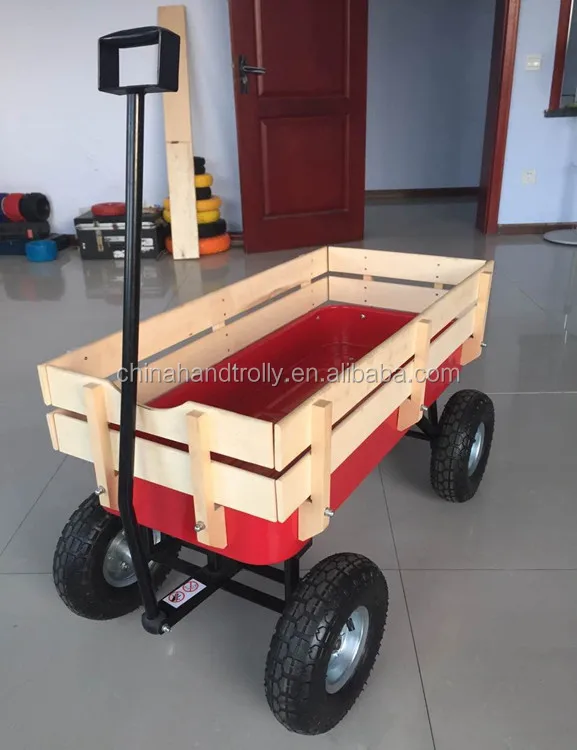 wooden beach wagon