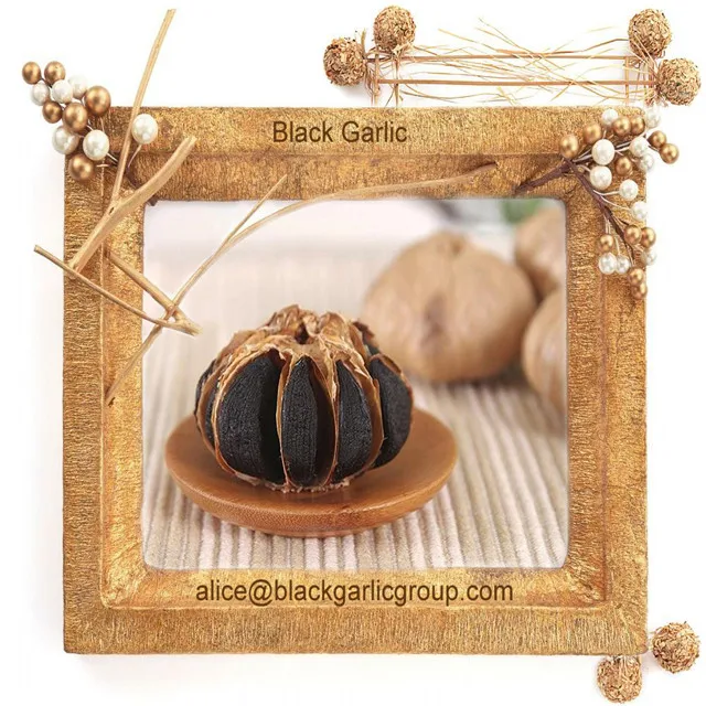 health black garlic cloves for culinary