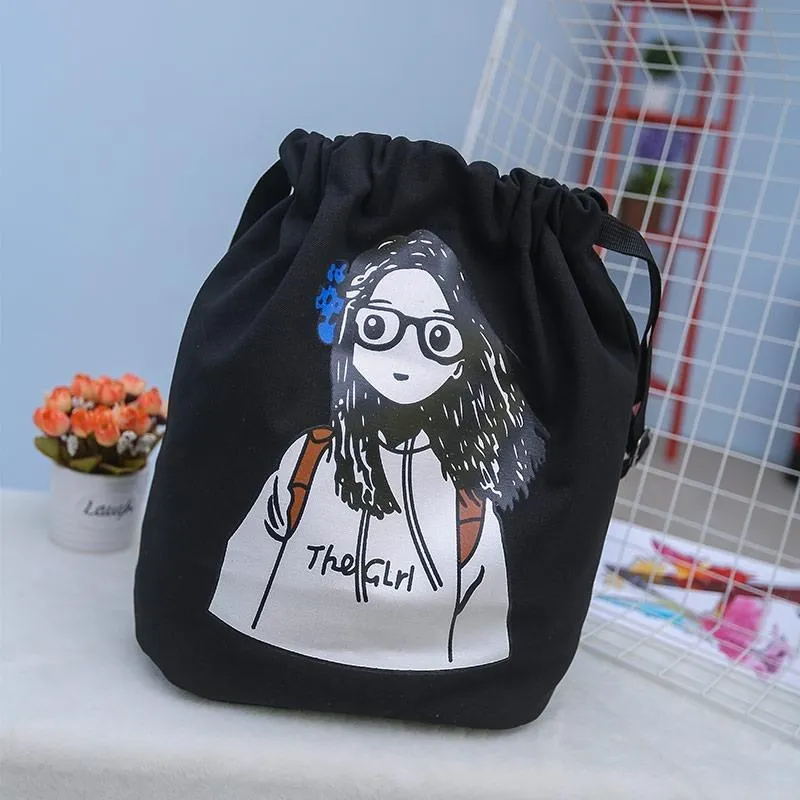 
New Trend Eco-friendly Custom Natural Cotton hiking Backpack Draw String Bag For Wholesale 