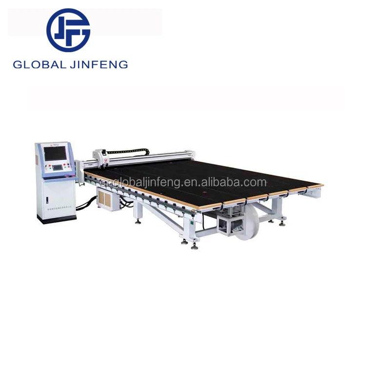 
JFC-4028 CNC Big sheet Glass cutting loading breaking machinery line 