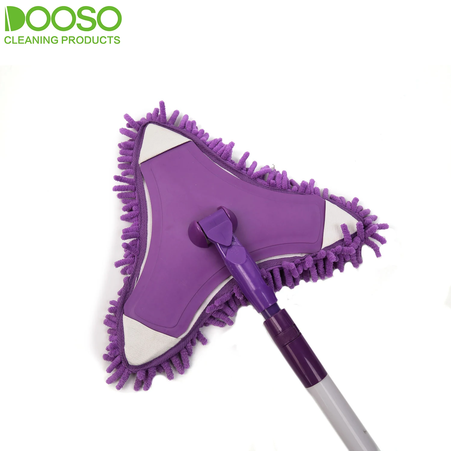 

The Most Popular and Fashionable Flexible Magic Triangle Flat Mop, Purple or customized colors