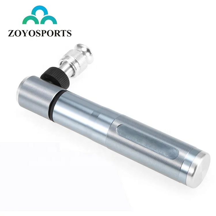 

ZOYOSPORTS New Design Mini Mountain Road Bicycle Ultra Light Aluminum Hand Inflator Small Portable High Pressure Bike Air Pump, Black or customized color