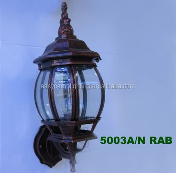 Decorative Outdoor Wall Lamps Die Cast Aluminum And Glass Garden Outdoor Wall Lamps Die Cast Aluminum