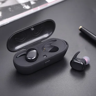 

Sport stereo mini tws music portable earphone smartphone charging case wireless earphone
