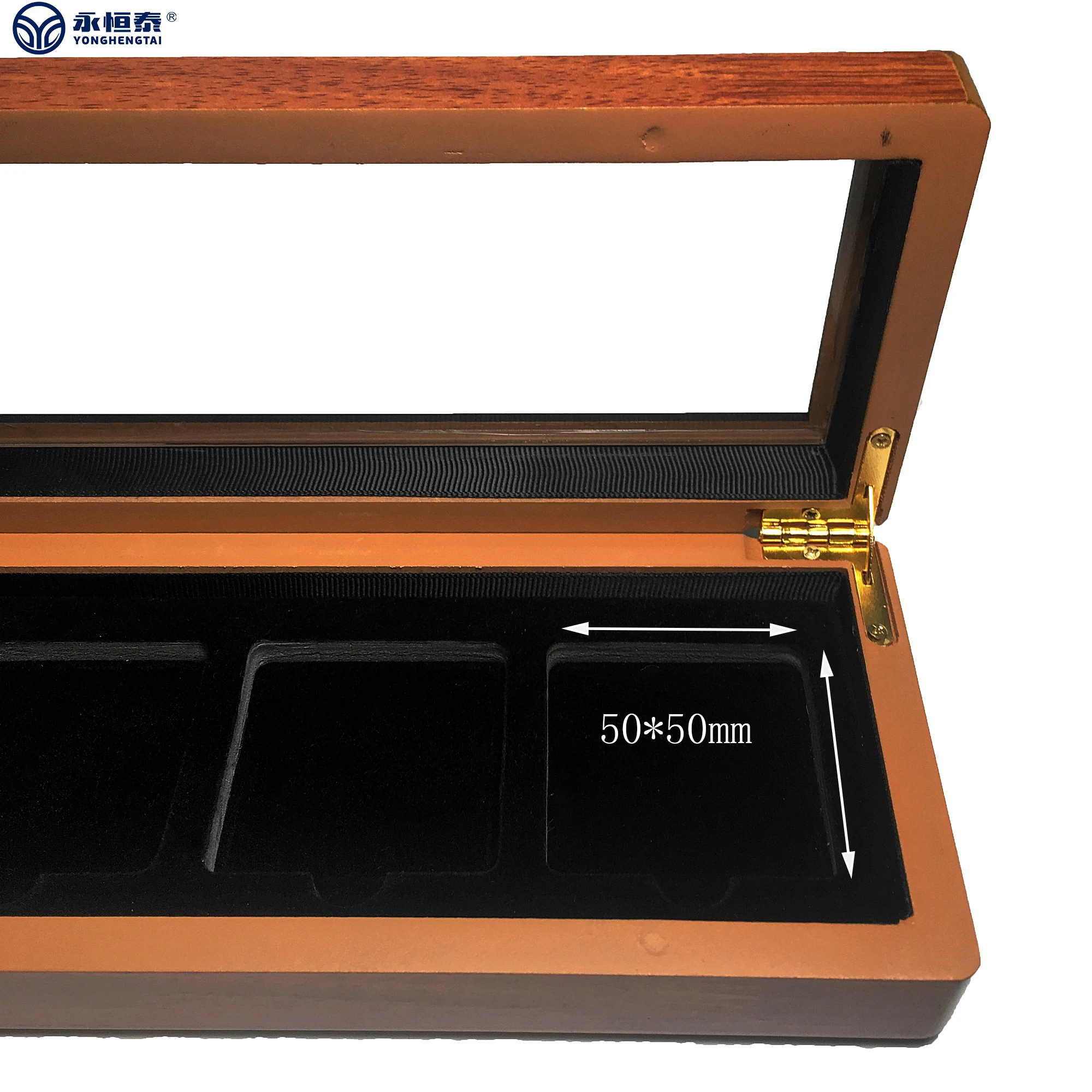 Wooden Coin Display Box To Show The Coin Slab With 2 3 4 5 6 Spaces