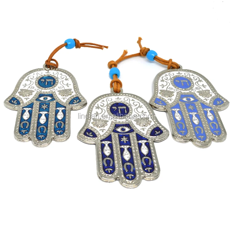 Judaism Hamsa Chai Israel Pendant Kabbalah Evil Eye Wall Hanging Buy Evil Eye Wall Pendant