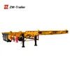 widely used 20ft 40ft container 2 axle 3 axle skeleton chassis semi trailer beam