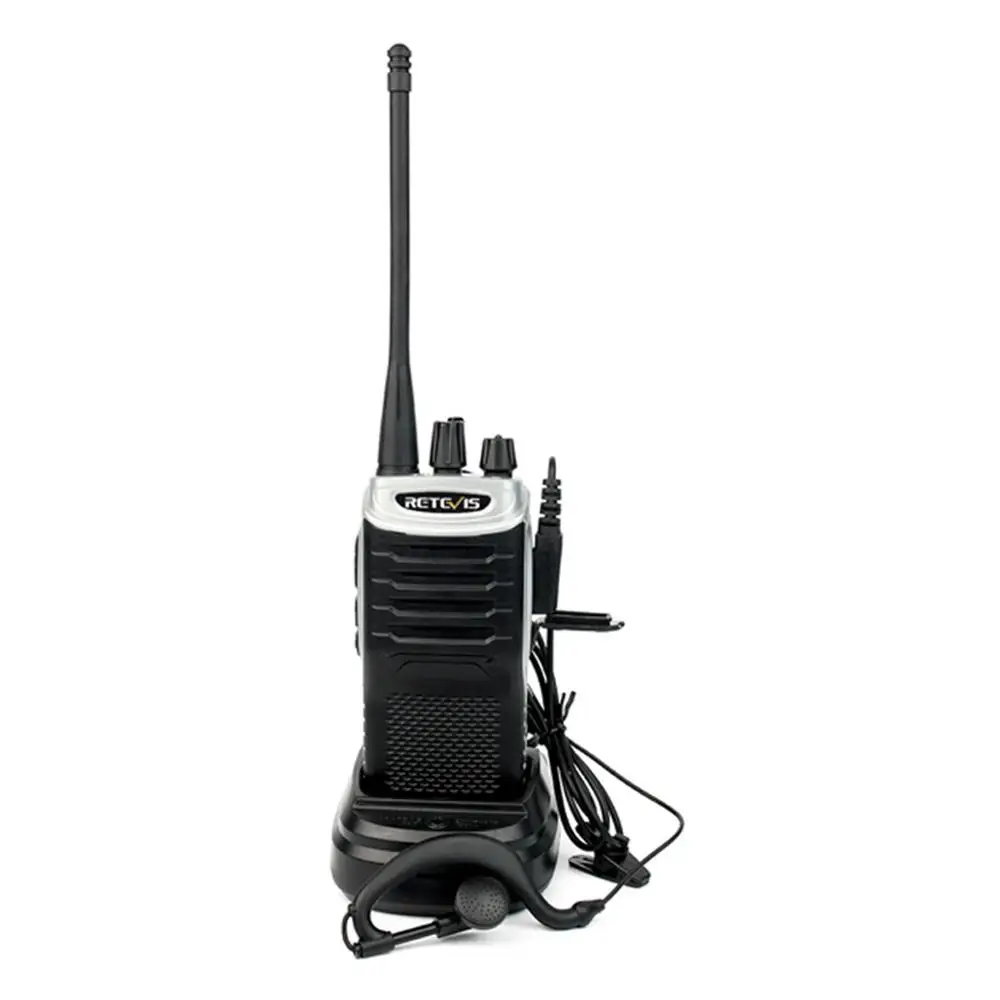 Retevis RT7 UHF Cheap Walkie Talkie with Free original Earpiece 400-470MHz FM 3W 16CH VOX Scan Two Way Radio For business church