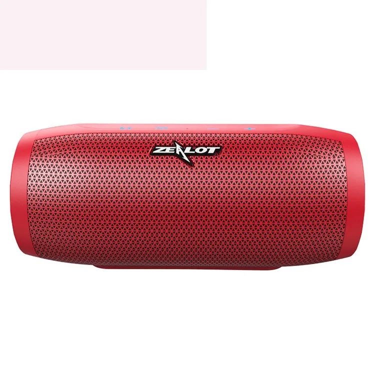 

Original ZEALOT S16 Wireless Speaker Blue tooth Portable 3D Stereo Sound Outdoor Subwoofer MP3 Player Supports TF APP Microphone, Blue;black;red