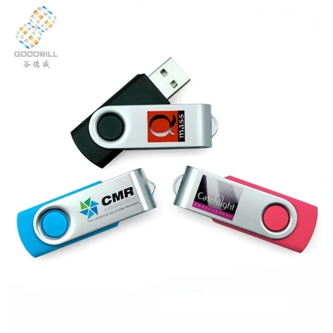 Mini Bulk Lowest Cost 1gb 4gb 8gb 2.0 3.0 Version Metal Swivel Usb Flash Drive