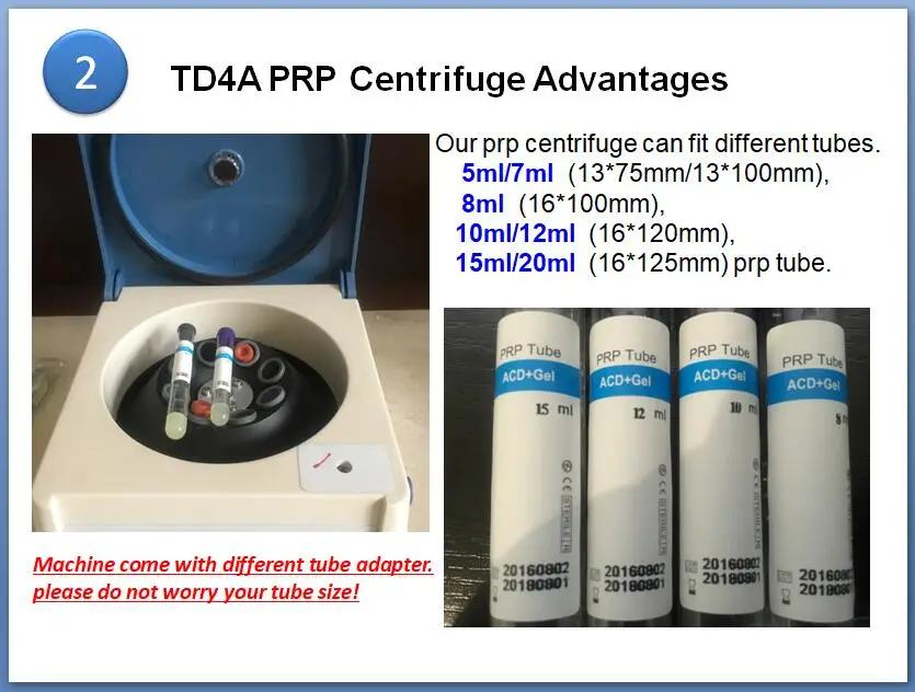 prp platelet rich plasma centrifuge glass prp 15ml tube with acd