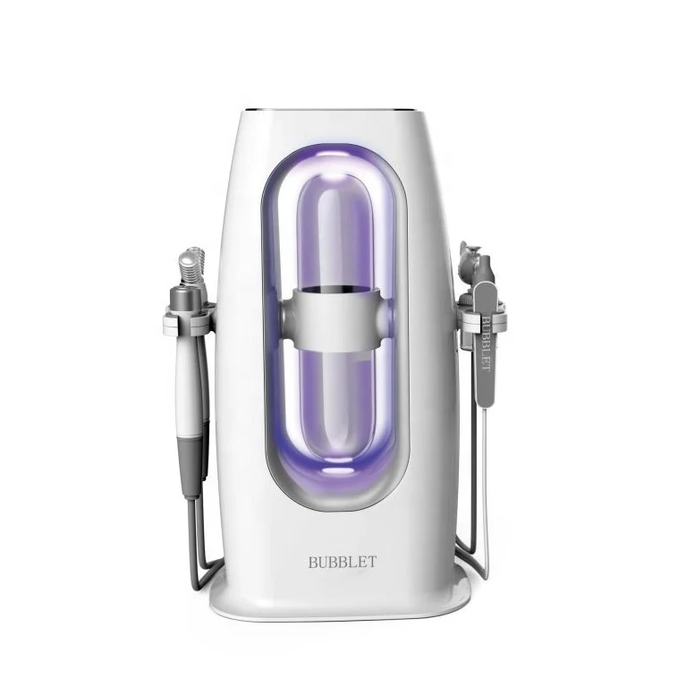 

2019 portable aqua facial peel machine with 4 handles, White