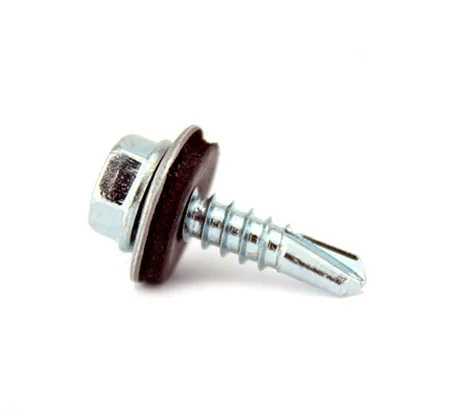 
DIN7504K Hex washer head type BSD with epdm washer zinc ,Self drilling screws 