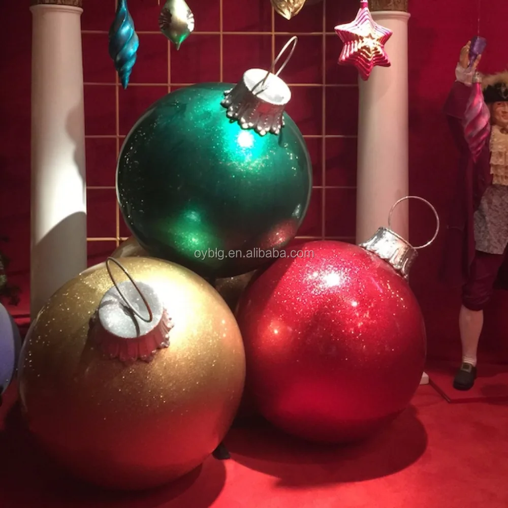 large decorative christmas balls