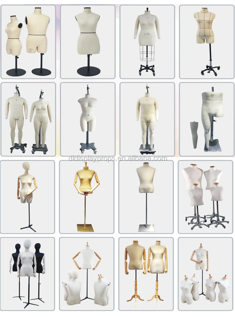 Mannequin De Tailleur Complet En Fibre De Verre,Pour Femme,Avec Base