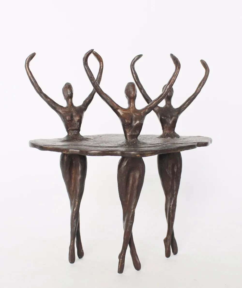 艺术和工艺家居装饰铸铁金属青铜舞蹈雕塑