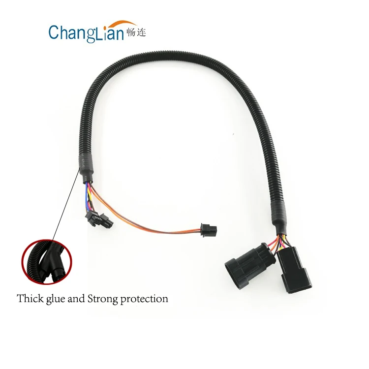 Oem Odm Custom Cable Assembly Wire Harness Connectors For Motorcycle