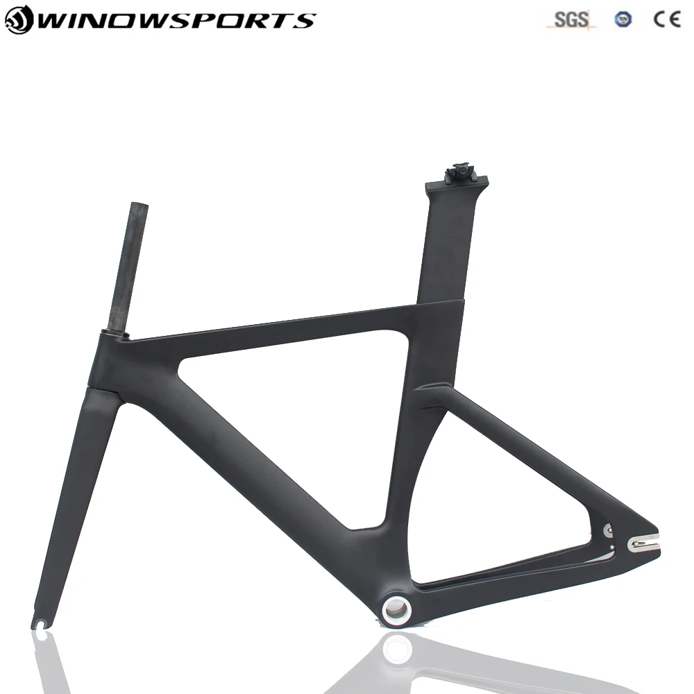 

Aero Track bike Carbon frame new Carbon Track Frame UD matt BSA fixed gear carbon bicycle frame size 49/51/54cm fixed bike