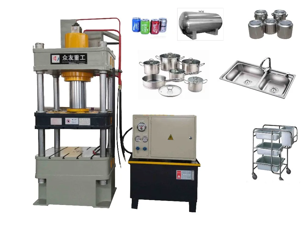 Top Hydraulic Press Stainless Steel Utensils Manufacturing Machine