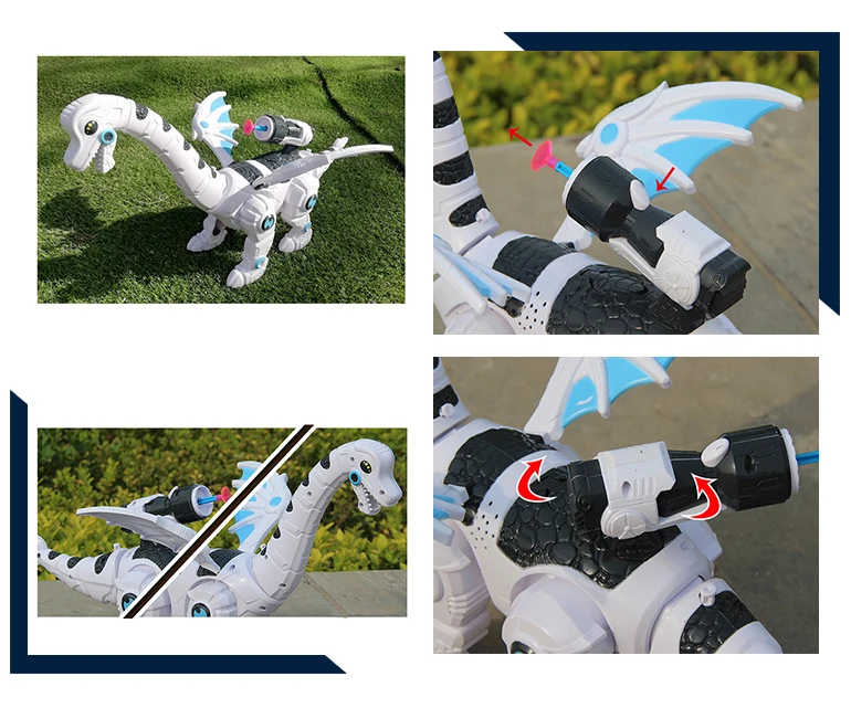 Super September Children Electric Large Mechanical Dragon Toy Plastic